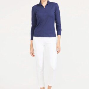 NWT J. McLaughlin Newport Capri Pants Pull On Catalina Cloth